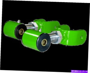 �{�[���W���C���g �����\�ȃ��[�t�X�v�����O�V���b�N��T4 Cherokee XJ 1986-2001 -Light Green Adjustable Leaf Spring Shackles T4 Cherokee XJ 1986-2001 - Light Green