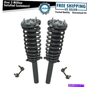 {[WCg StutSpring Assembly with Sway Bar End Links Kit Set for Honda Accord Strut & Spring Assembly with Sway Bar End Links Kit Set of 4 for Honda Accord