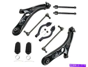 �{�[���W���C���g Elantra Veloster PM45H6�p�̃R���g���[���A�[���{�[���W���C���g�^�C���b�h�ƃX�E�F�C�o�[�����N�L�b�g Control Arm Ball Joint Tie Rod and Sway Bar Link Kit For Elantra Veloster PM45H6�y���s�A��