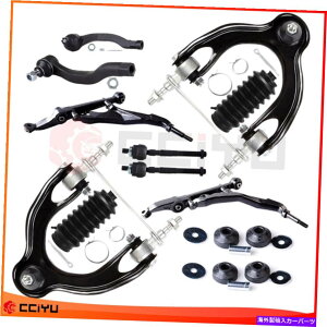 �{�[���W���C���g 1993�N����1997�N��12PCS�z���_�V�r�b�N�f���\���t�����g�R���g���[���A�[�����b�N�ƃs�j�I���x���[ 12Pcs For 1993-1997 Honda Civic del Sol Front Control Arm Rack and Pinion Bellow�y���s�A��