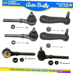 �{�[���W���C���g ���[�O5pc�X�e�A�����O�L�b�g�����ƊO���^�C���b�h�[�[w/ ford lincoln MOOG 5pc Steering Kit Inner & Outer Tie Rod Ends w/ Pitman Arm for Ford Lincoln�y���s�A���i�z