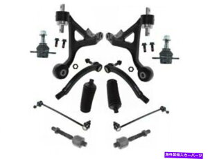 {[WCg 07-09̃Rg[A[{[WCg^CbhƃXEFCo[NLbg{{S60 PQ47X9 Control Arm Ball Joint Tie Rod and Sway Bar Link Kit For 07-09 Volvo S60 PQ47X9