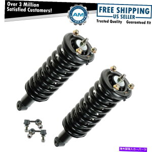 {[WCg 4s[XLbgVbNXgbgXvOAZuXEFCo[NLH RH for Nissan New 4 Piece Kit Shock Strut & Spring Assembly Sway Bar Link LH RH for Nissan New