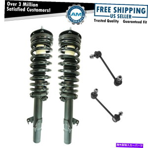 {[WCg 4s[XtgTXyVLbgSXgbgXvOAZuXEFCo[N 4 Piece Front Suspension Kit Complete Strut & Spring Assemblies Sway Bar Links