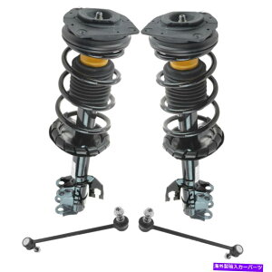 {[WCg TRQ 4PCTXyVLbgXgbgXvOAZuw/ swayo[GhN̂߂̃N TRQ 4pc Suspension Kit Strut & Spring Assemblies w/ Sway Bar End Links for Versa