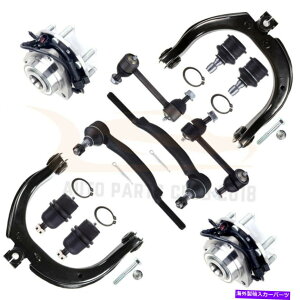 �{�[���W���C���g �t�����g12x�z�C�[���x�A�����O�A�b�p�[�R���g���[���A�[��16mm�^�C���b�h�G���h�L�b�g��GMC�G���{�C�ɓK�����܂� Front 12x Wheel Bearing Upper Control Arm 16mm Tie Rod Ends Kit Fits GMC Env