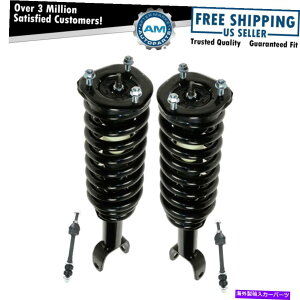{[WCg tgTXyVLbgXgbgXvOAZuDodge New̃XEFCN Front Suspension Kit Strut & Spring Assemblies with Sway Links for Dodge New