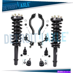 {[WCg 2003N2007Ñz_AR[hV6̂߂10pctg{[WCg^CbhXEFCo[N 10pc Front Strut Ball Joint Tie Rod Sway Bar Link for 2003-2007 Honda Accord V6