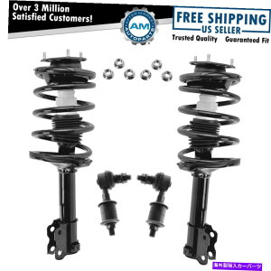 {[WCg YNGXĝ߂̃XEFCo[GhNLbgttgXgbgXvOAZu Front Strut & Spring Assemblies with Sway Bar End Links Kit for Nissan Quest New