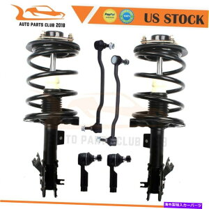 {[WCg 6s[XTXyVXgbgAZuGhN04-08Ỹ}LV}̃^Cbh 6 Piece Suspension Struts Assemblies End Links Tie Rods For 04-08 Nissan Maxima