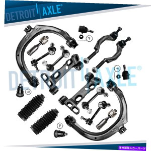 {[WCg 18pctgRg[A[{[WCg^CbhXEFCN04-07 Trailblazer 18pc Front Upper Control Arms ball Joint Tie Rod Sway Link for 04-07 Trailblazer