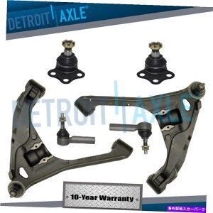�{�[���W���C���g �_�b�W�_�R�^�f�������S4x4 4wd 6pc�t�����g���[���[�R���g���[���A�[���{�[���W���C���g�^�C���b�h�p For Dodge Dakota Durango 4x4 4WD 6pc Front Lower Control Arm Ball Joint Tie Rod�y���s�A