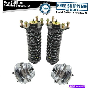 {[WCg 4s[XXeAOTXyVLbgXgbgXvOAZutzC[xAO 4 Piece Steering & Suspension Kit Strut & Spring Assemblies w/ Wheel Bearings