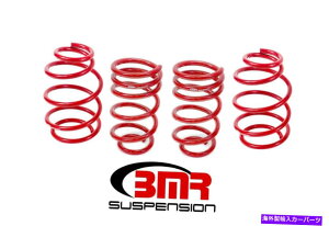 {[WCg BMRቺXvOLbgi4̃Zbgj-10-15̂߂̐Ԃ5th Gen Camaro V8 BMR Lowering Spring Kit (Set Of 4) - Red for 10-15 5th Gen Camaro V8