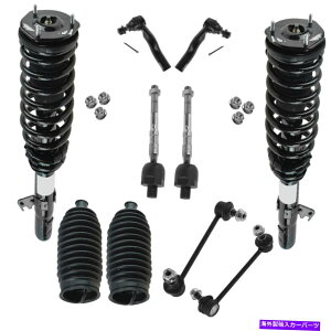 {[WCg 10s[XXeAOTXyVLbgXgbgXvOAZu^CbhGhN 10 Piece Steering & Suspension Kit Strut & Spring Assembly Tie Rods End Links