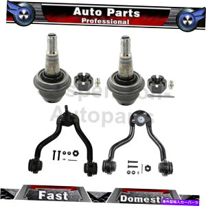 �{�[���W���C���g 1995�N����2000�N��GMC K2500 4x Moog�t�����g�����R���g���[���A�[���t�������R���g���[���A�[��w/�{�[���W���C���g�� Fits 1995-2000 GMC K2500 4X MOOG Front Lower Upper Control Arm w/ Ball Joint