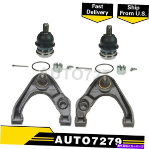 {[WCg [Otg4PCSTXyVRg[A[ѓYteBAp̃{[WCgAZu MOOG Front 4PCS Suspension Control Arm & Ball Joint Assembly For Nissan Frontie