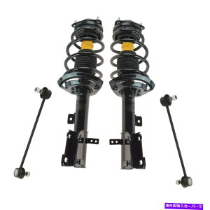 {[WCg TRQ 4s[XTXyVLbgSXgbgƃXvOAZuw/ swayo[N TRQ 4 Piece Suspension Kit Complete Strut & Spring Assemblies w/ Sway Bar Links