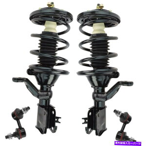 {[WCg TRQ 4PCLbgXgbgRCXvOX^rCU[XEFCo[GhNN TRQ 4pc Kit Strut Coil Spring Stabilizer Sway Bar End Link for Civic