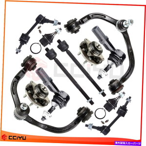 {[WCg 2003N2006ÑtH[h12xtgRg[A[{[WCg^CbhGhN 12x Front Control Arm Ball Joint Tie Rod End Link For 2003-2006 Ford Expedition