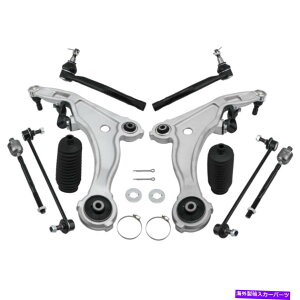 {[WCg 10PCStgTXyVLbgRg[A[^Cbĥ߂̃}LV}2009-2014 10pcs Front Suspension Kit Control Arms Tie Rods for Nissan Maxima 2009-2014
