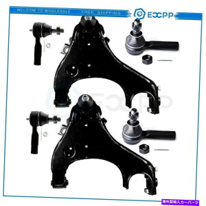 {[WCg YteBAXterra 6PCStg[[Rg[A[̊Õ^Cbh For Nissan Frontier Xterra 6pcs Front Lower Control Arms Inner Outer Tie Rods