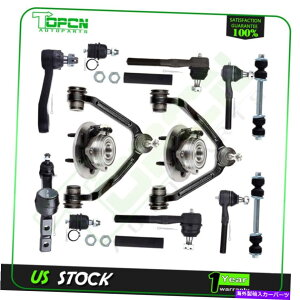 �{�[���W���C���g 97-00�t�H�[�h�����̂��߂̃t�����g�A�b�p�[�R���g���[���A�[���{�[���W���C���g�z�C�[���x�A�����O�n�u Front Upper Control Arm Ball Joint Wheel Bearning Hub For 97-00 Ford Expedition�y��