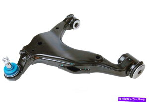ボールジョイント サスペンションコントロールアームとボールジョイントアセンブリフロント右下メボテック Suspension Control Arm and Ball Joint Assembly Front Right Lower Mevotech
