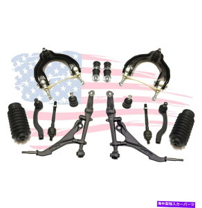 ボールジョイント Acura Integraの14 PCサスペンションキットHonda Civic Control Arm Tie Rods Sway Bar 14 Pc Suspension Kit for Acura Integra Honda Civic Control Arm Tie Rods Sway Bar