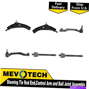�{�[���W���C���g Mevotech 6PCS�t�����g�^�C���b�h�G���h�R���g���[���A�[���{�[��2009-2013�~�j�N�[�p�[ Mevotech 6pcs Front Tie Rod End Control Arm Ball Joint For 2009-2013 Mini Cooper�y���s�A���i�z