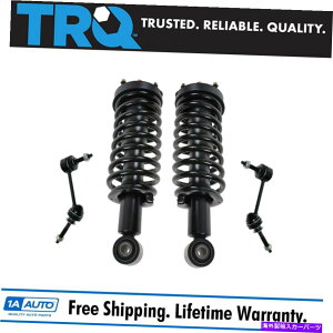 {[WCg TRQ 4PCTXyVLbgSXgbgƃXvOAZuw/ swayo[GhN TRQ 4pc Suspension Kit Complete Strut & Spring Assemblies w/ Sway Bar End Links