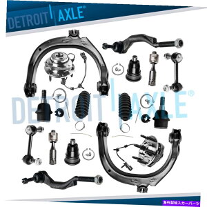 {[WCg 16pc㕔Rg[A[zC[xAOgCuCU[G|C[jAYSSR̂߂̃lN^Cbh 16pc Upper Control Arms Wheel Bearings Tie Rod for Trailblazer Envoy Rainier