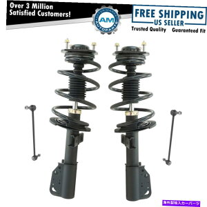{[WCg 4s[XTXyVLbgSȃXgbgXvOAZuw/ swayo[Nnew 4 Piece Suspension Kit Complete Strut & Spring Assemblies w/ Sway Bar Links New