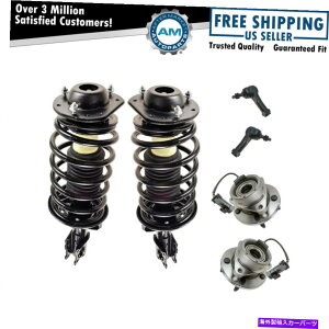 {[WCg 6s[XXeAOTXyVLbgXgbgXvOAZuzC[xAO 6 Piece Steering & Suspension Kit Strut & Spring Assemblies Wheel Bearings New