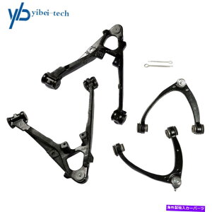 {[WCg 4PCtgAbp[Rg[A[LbgV{[Vo[hGMCVG1500[R 4Pc Front Upper Lower Control Arms Kit For Chevy Silverado GMC Sierra 1500 Yukon