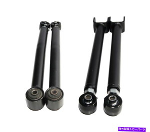 {[WCg ubN4PCtg+AAbp[AWB 2007-2018̃Rg[A[Jeep Wrangler 4WD/2WD Black 4pc Front+Rear Upper Adj. Control Arm for 2007-2018 Jeep Wrangler 4WD/2WD