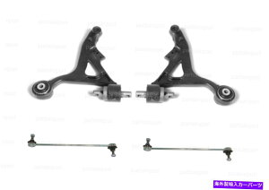 {[WCg {{S60 V70p2̃tgRg[A[iL + Rj + 2tgXEFCo[ÑZbg Set of 2 Front Control Arm (L + R ) + 2 Front Sway Bar Link for VOLVO S60 V70