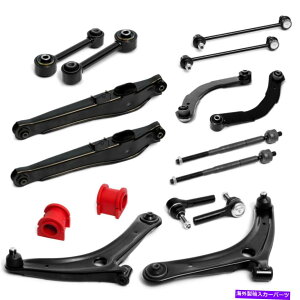 �{�[���W���C���g 16pc�t�����g�������A�R���g���[���A�[���L�b�g2007-2014�_�b�W�L�����o�[�W�[�v�R���p�X 16PC Front Lower Rear Upper Control Arm Kit 2007-2014 Dodge Caliber Jeep Compass�y���s�A���i�z