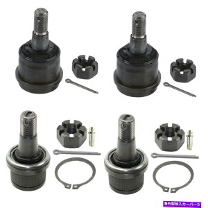 �{�[���W���C���g Dodge Ram 2500 3500 4x4 K7460 K7467�̃��[�O�V���[�V�A�b�p�[�{�[���W���C���g�ƃ��[���[�{�[���W���C���g Moog Chassis Upper & Lower Ball Joints For Dodge Ram 2500 3500 4x4 K7460 K7467�y���s�A���i