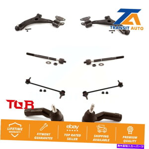 {[WCg tgRg[A[ƃ{[WCg^CbhGhNLbgi8PCj}c_3X|[c Front Control Arm And Ball Joint Tie Rod End Link Kit (8Pc) For Mazda 3 Sport