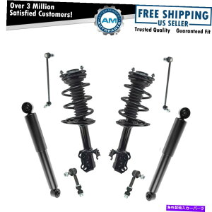{[WCg 8s[XtgAXgbgVbNLbgw/XEFCo[GhNg^RAV4VN 8 Piece Front & Rear Strut & Shock Kit w/ Sway Bar End Links for Toyota Rav4 New