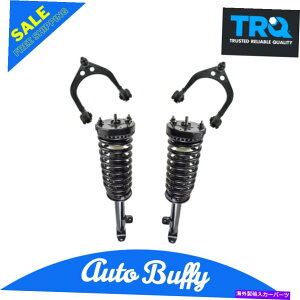 {[WCg TRQ 4 PCTXyVLbgSXgbgƃXvOAZu㕔Rg[A[t TRQ 4 pc Suspension Kit Complete Strut & Spring Assemblies w/ Upper Control Arms