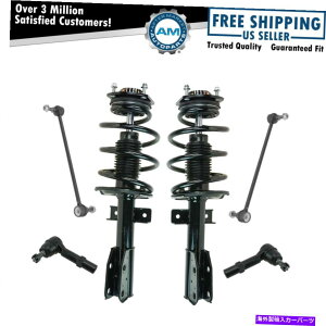 {[WCg 6s[XtgXgbgXvOAZuXEFCo[NGMgbNp^CbhLbg 6 Piece Front Strut & Spring Assemblies Sway Bar Links Tie Rods Kit for GM Truck