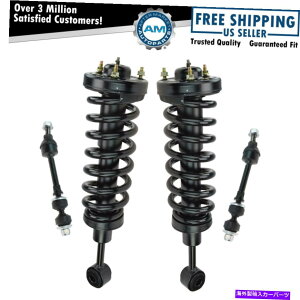{[WCg tH[hJ[̃A`XEFCo[NLbgZbgtVbNXgbgXvOAZu Shock Strut & Spring Assembly with Anti Sway Bar Link Kit Set for Ford Lin