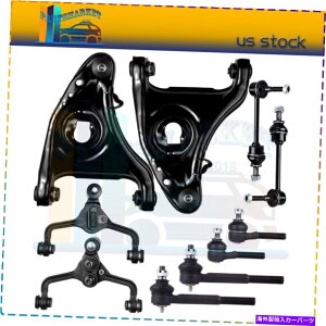 {[WCg 1998N2002ÑtH[hNErNgAZbg10tgRg[A[^CbhGhLbg For 1998-2002 Ford Crown Victoria Set Of 10 Front Control Arm Tie Rod Ends Kit