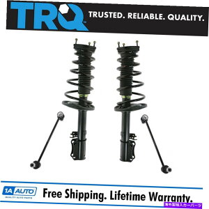 {[WCg TRQ 4PCTXyVLbgSɃ[hꂽXgbgXvOAZuXEFCo[N TRQ 4pc Suspension Kit Complete Loaded Strut & Spring Assemblies Sway Bar links