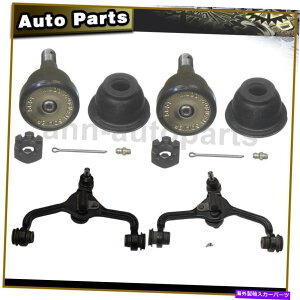 �{�[���W���C���g 1995�N����2002�N�̃t�H�[�h�N���E���̃{�[���W���C���g���[�O�t�����g�A�b�p�[�t��4PCS�R���g���[���A�[�� 4PCS Control Arm w/ Ball Joint MOOG Front Lower Upper For 1995-2002 Ford Crown�y��