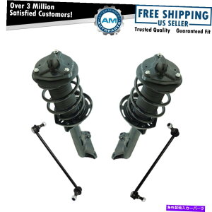 {[WCg ZfXxcp̃XEFCo[GhNLbgttgXgbgXvOAZu Front Strut & Spring Assemblies with Sway Bar End Links Kit for Mercedes Benz