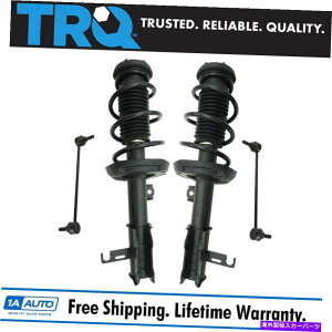 �{�[���W���C���g TRQ�t�����g���[�h���ꂽ���S�ȃX�g���b�g�X�v�����O�A�Z���u���X�E�F�C�o�[�����N4PC�L�b�g�N���[�Y TRQ Front Loaded Complete Strut Spring Assembly Sway Bar Link 4pc Kit for Cruze�y���s�A