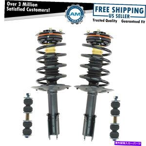 �{�[���W���C���g GM�p�̃t�����g���[�h���S�ȃX�g���b�g�X�v�����O�A�Z���u���X�E�F�C�o�[�����N4PC�L�b�g Front Loaded Complete Strut Spring Assembly Sway Bar Link 4pc Kit for GM�y���s�A���i�z